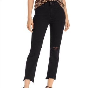 Levi’s 724 High Rise Straight Crop - Pixel Black